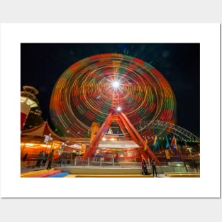 Ferris Wheel, Sydney's Luna Park, Sydney, NSW, Australia Posters and Art